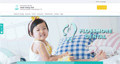 Desktop Screenshot of flossmoredental.com